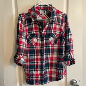 The North Face flannel size L